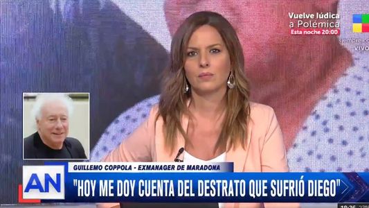 Guillermo Coppola: Hoy me doy cuenta el destrato que recibió Diego por parte de todos