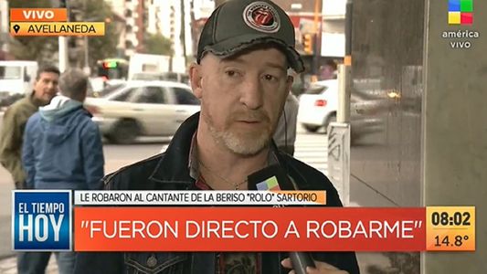 Rolo Sartorio, cantante de La Beriso, habló tras el robo: Suena a entrega