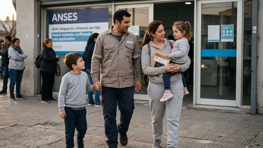 Nuevo aumento confirmado para la AUH en septiembre: cuánto cobran las familias por hijo