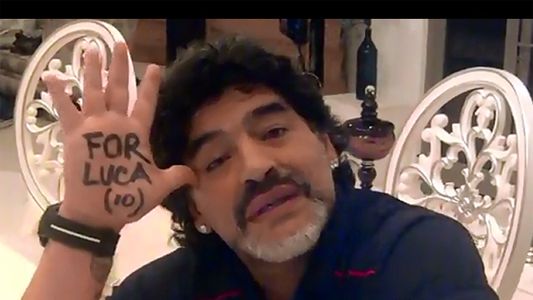 Diego Maradona, entre lágrimas, habló de su hijo: “Es muy lindo”