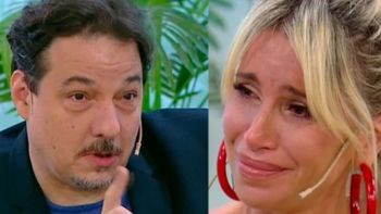 El desconsolado llanto Florencia Peña mientras entrevistaba a Fernán Mirás