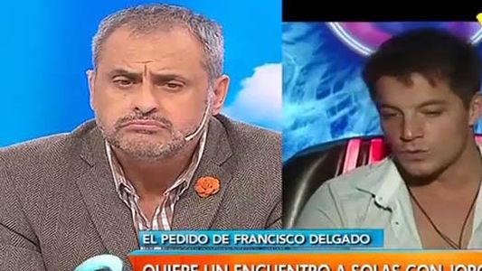 “Gran Hermano 2015”: El extraño pedido de Francisco Delgado a Jorge Rial