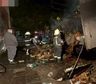 Video: estalló un camión con quesos en Lanús y el fuego devoró hasta un auto estacionado