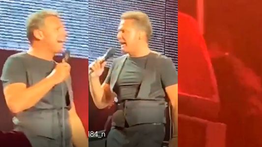 Video: Luis Miguel, otra vez violento, agredió a su sonidista en pleno show
