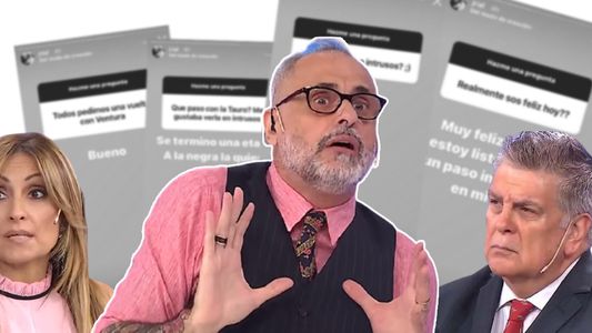 Fuerte reflexión de Jorge Rial en las preguntas de Instagram: ¿Sigue en Intrusos? ¿Qué piensa de Tauro y Ventura?