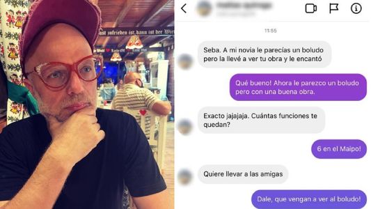 El insólito ida y vuelta de Sebastián Wainraich con un seguidor