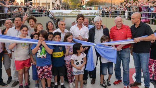 Andreotti inauguró el quinto túnel construido con fondos municipales