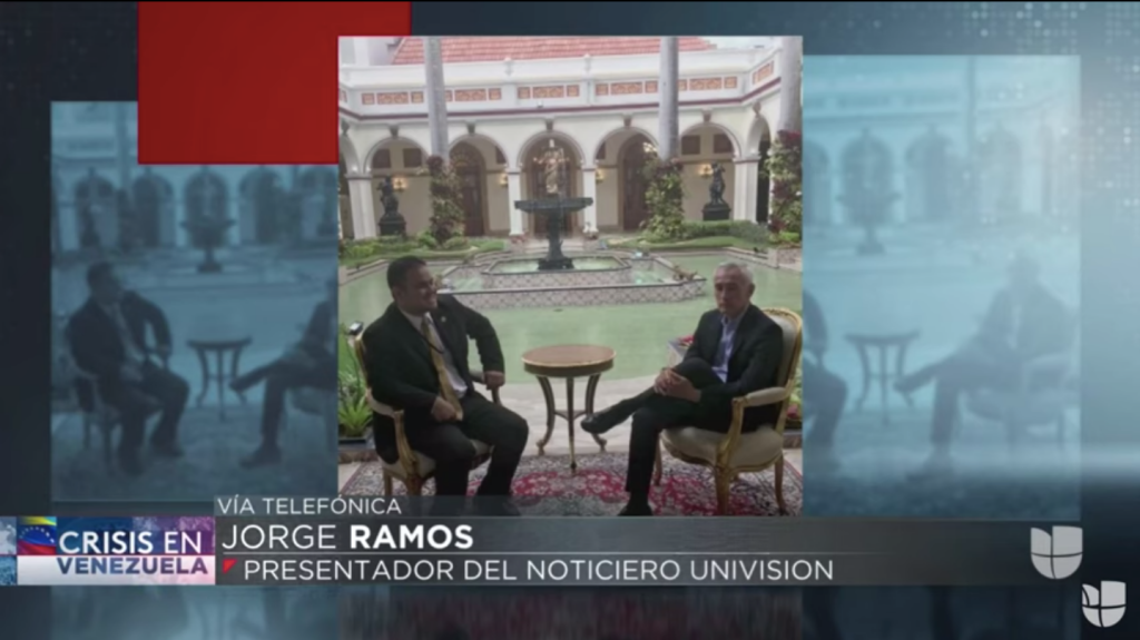 Maduro retuvo al periodista de Univisión, Jorge Ramos, y confiscó la entrevista
