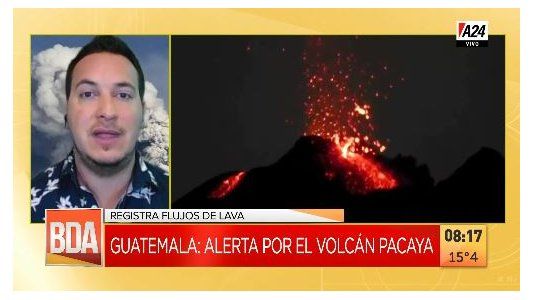 Guatemala: alerta por la creciente actividad del volcán Pacaya