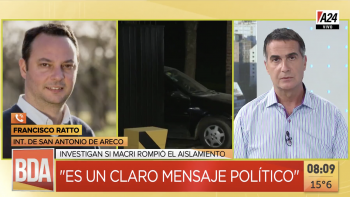 Allanamiento en Los Abrojos: Es un claro mensaje político, denuncia uno de los intendentes que se reunió con Macri