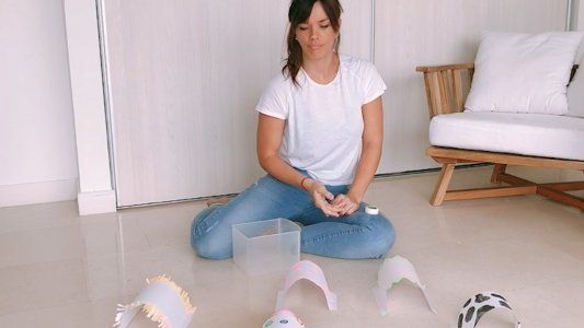 Gisela armó una cuenta de Instagram con juegos y actividades originales para que hagan los chicos durante la cuarentena