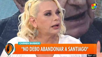 Carmen Barbieri lloró al hablar de la salud de Santiago Bal: Es un enfermo de cristal