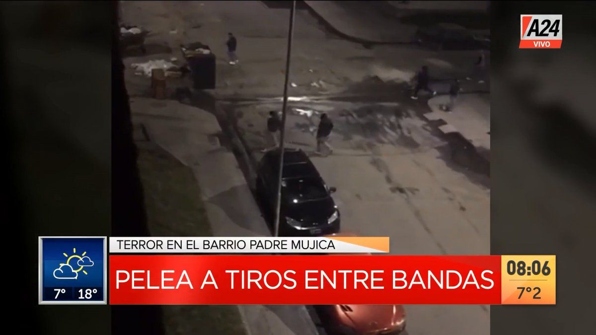 Así conviven los vecinos de Villa Lugano con las peleas de las bandas narcos (Foto: captura de TV).