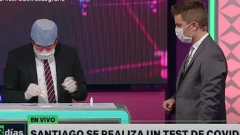 Santiago del Moro enfrentó la polémica por el test de COVID-19 en su programa