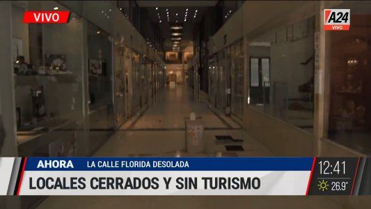 La calle Florida, al borde de la ruina por la pandemia