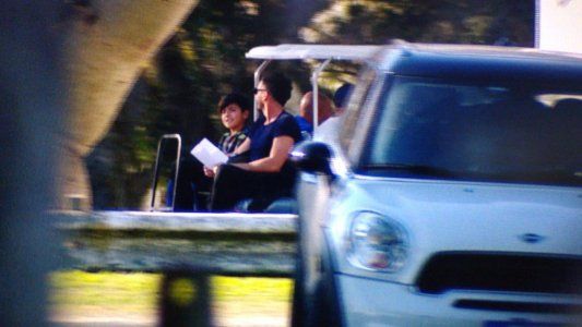 En medio del sufrimiento, Maradona recibió una visita en la práctica que lo llenó de alegría