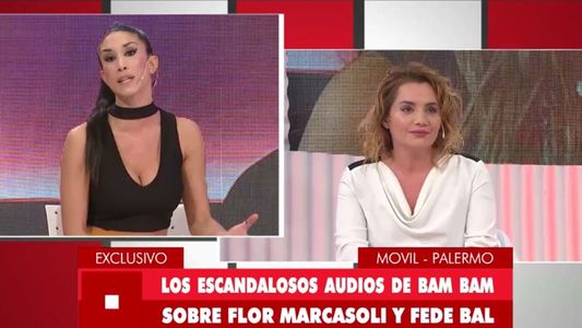 Flor Marcasoli a Nancy Pazos: Vos estás excitada con Bam-Bam