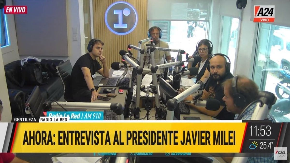 Milei quiere cumplir con la promesa de campaña de cerrar el Banco Central (Foto: captura de A24).