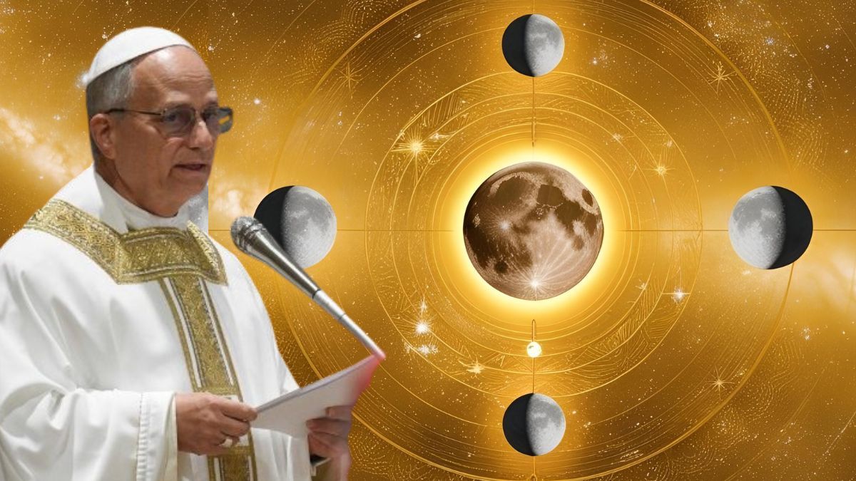Qué marca el Nodo Norte en la carta natal del Papa León XIV según la astrología