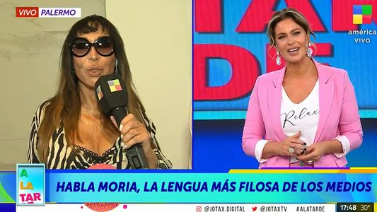 Moria Casán activó su lengua karateka y nuevamente fue por Georgina Barbarossa: Me dan ganas de...