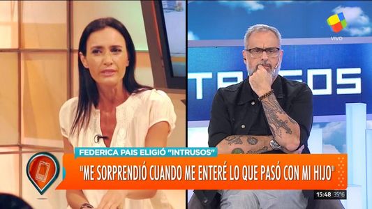 Federica Pais: La actitud de mi hijo al salir de la fiscalía me dio vergüenza