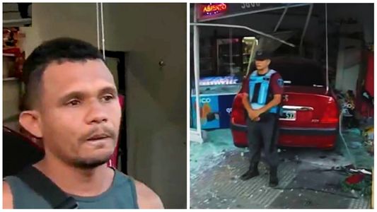 Habló el sobreviviente del impactante choque en Almagro: Vi el automóvil y fue cuestión de segundos