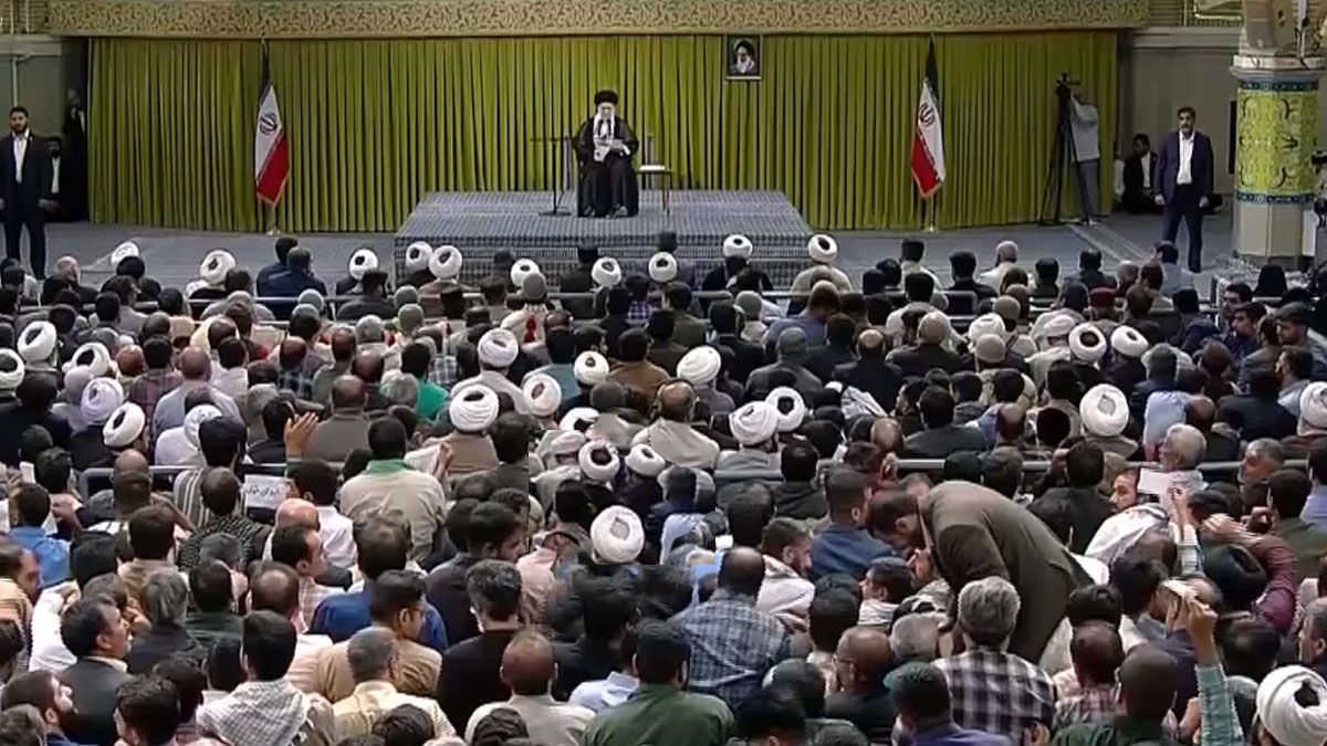 Ali Khamenei, el líder iraní y una advertencia dura contra la Argentina. (Foto: Captura de TV)