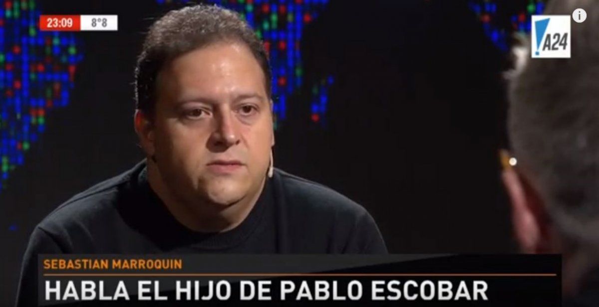 El hijo de Pablo Escobar dijo que el procesamiento en su contra por presunto lavado es por el parentesco con su padre