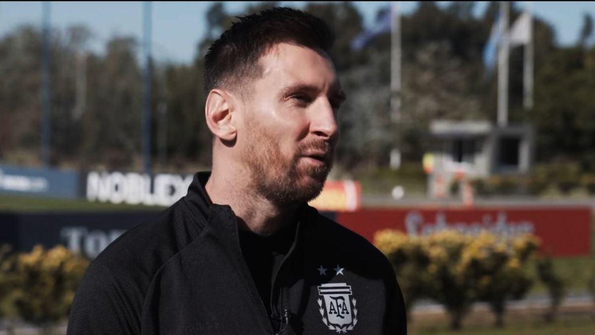 Messi habló de la situación sanitaria.