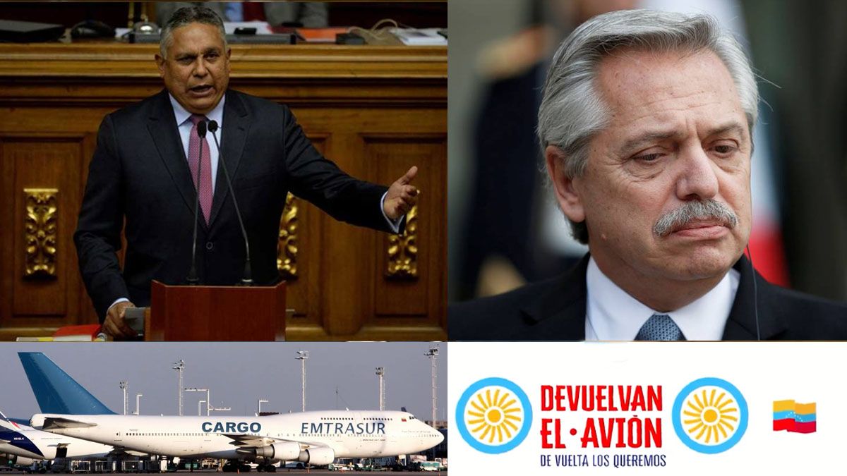 El gobierno de Venezuela intensifica su campaña para recuperar el avión de Emtrasur con duras críticas al presidente argentino (Foto: archivo)