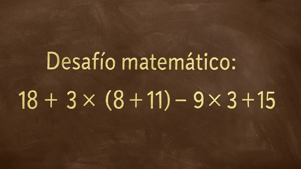 La regla esencial para resolver este desafío matemático es conocido como PEMDAS (por sus siglas en inglés) o jerarquía de operaciones.