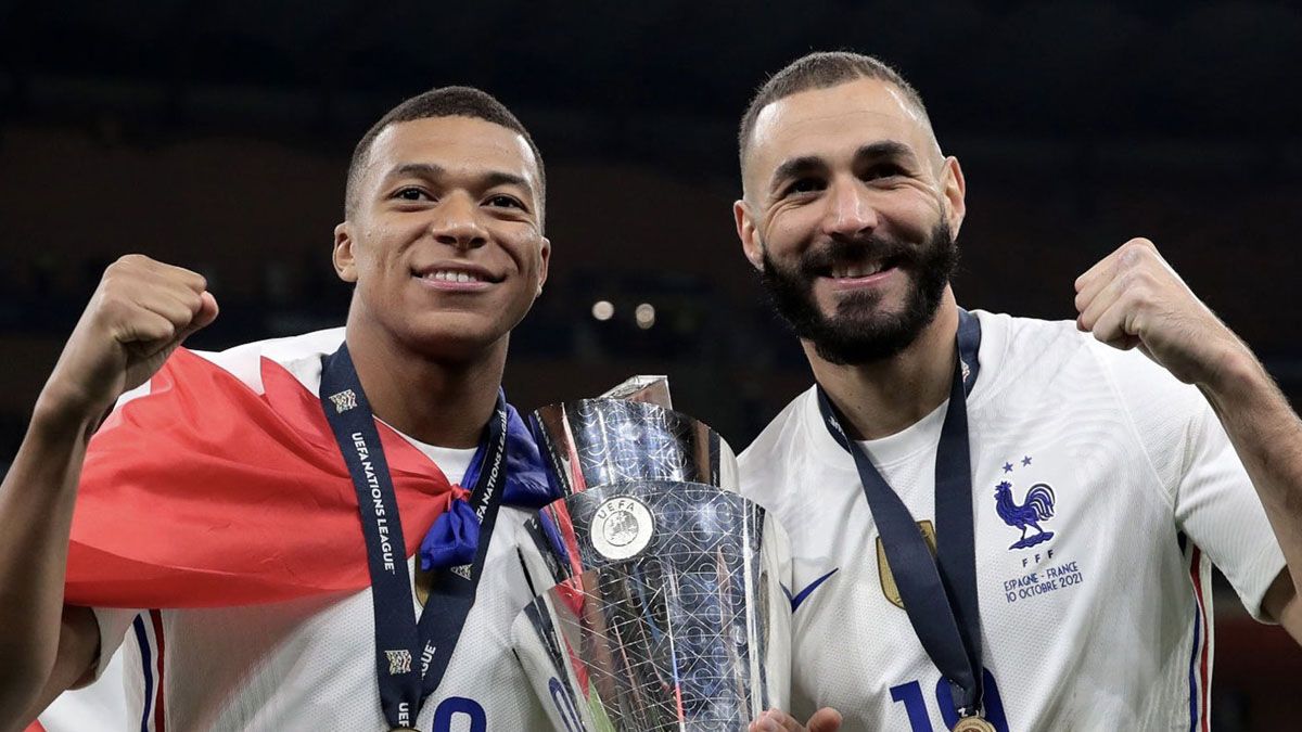 Kylian Mbappé y Karim Benzema conforman una de las mejores duplas de ataque del mundo.