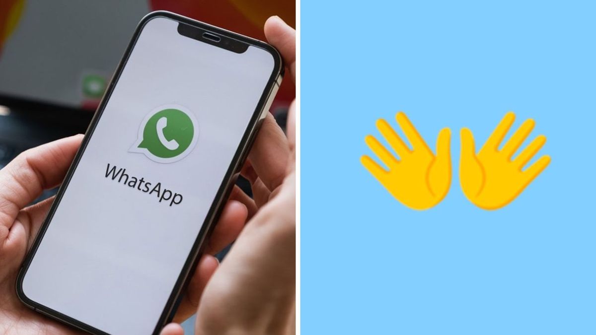 Cuál es el verdadero significado del emoji de las manos abiertas en WhatsApp y cómo debe usarse. (Foto: Archivo)