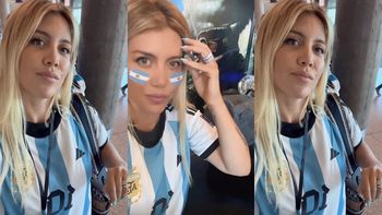 Wanda Nara viajó a Qatar para ver la final entre Argentina y Francia: quiénes la acompañaron