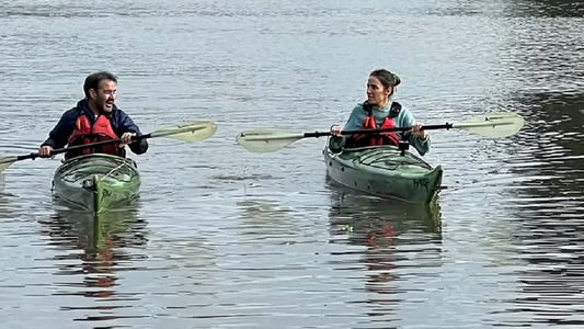 Así fue la aventura ecologista de Juana Viale por el Río Uruguay: las imágenes