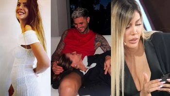 El comentario de Wanda Nara en la foto de La China Suárez embarazada que se hizo viral