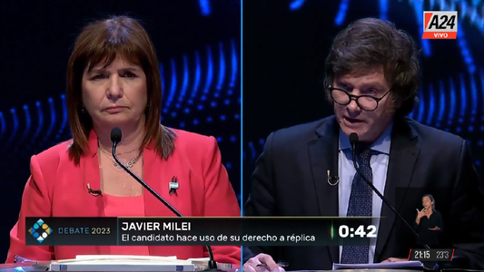 La réplica de Javier Milei a Patricia Bullrich por la tenencia de armas: Lamento que usted mienta