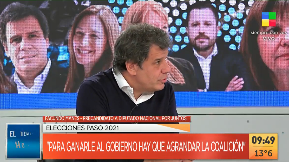 Facundo Manes fue entrevistado en Buenos Días América.