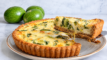 Tarta de zapallitos con masa integral: la receta casera, fácil, sana y deliciosa