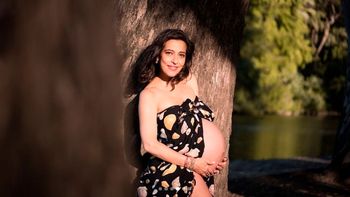 Roxy Vázquez presentó a Pedro, su bebé de 15 días