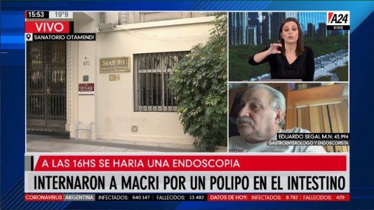 Qué es un pólipo y cómo es el procedimiento al que se sometió Mauricio Macri