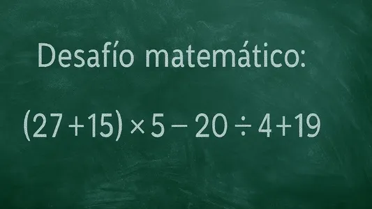 Desafío matemático: la cuenta parece fácil, pero muchos cometen un error frecuente