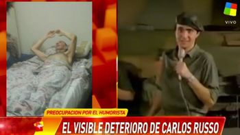 El drama del humorista Carlos Russo: enfermo y abandonado