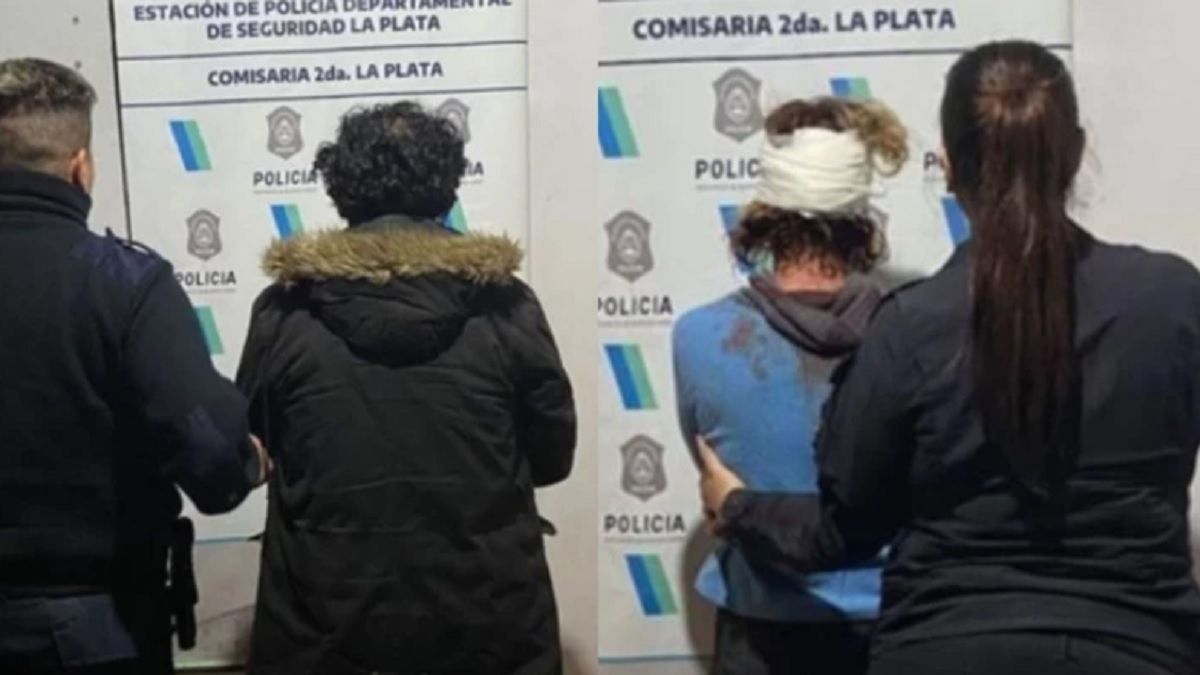 El hombre y la mujer, detenidos. 