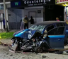 Perdió el control, chocó contra un comercio y murió: el brutal accidente que quedó filmado