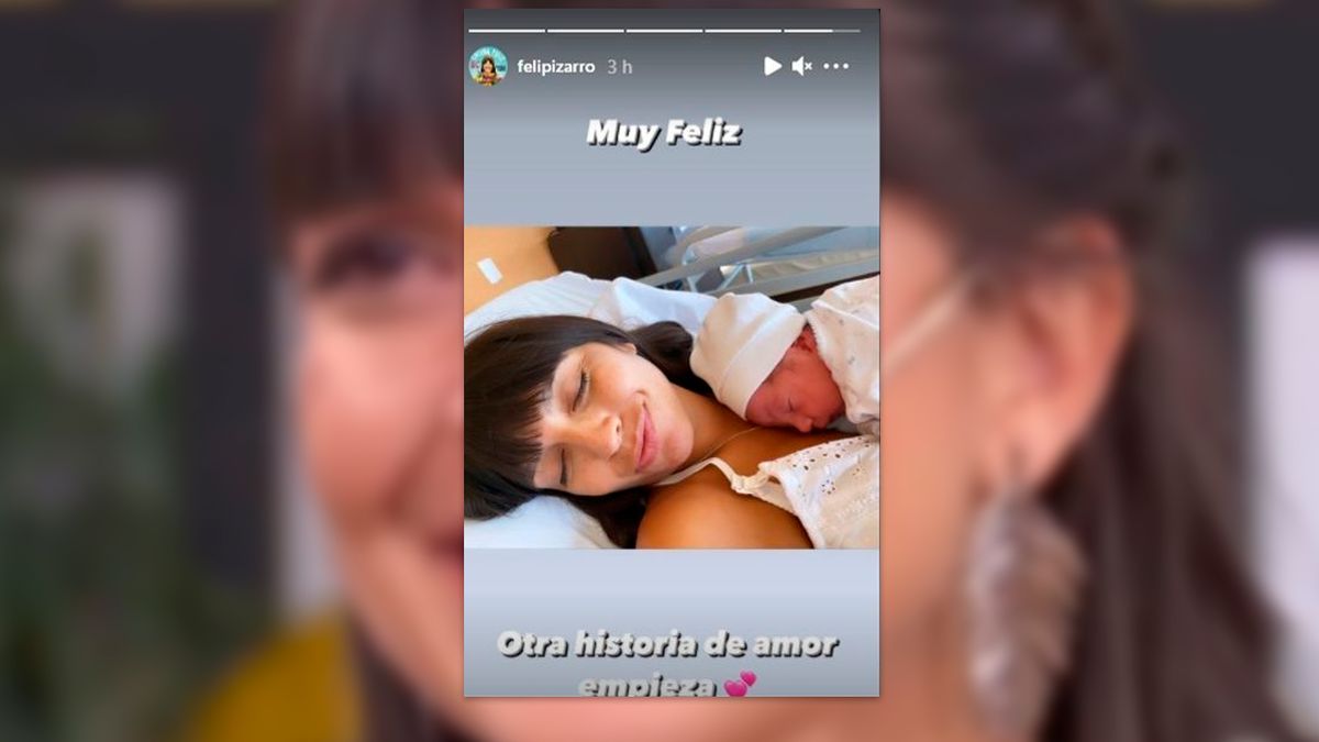 Felicitas Pizarro fue mamá en enero de este año.