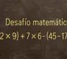 Desafío matemático: ¿en cuánto tiempo lográs resolverlo?