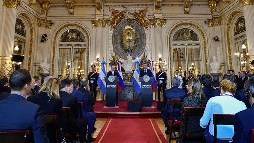Putin destacó que el acuerdo alcanzado “fortalece el comercio y anunció convenios de cooperación junto a Macri