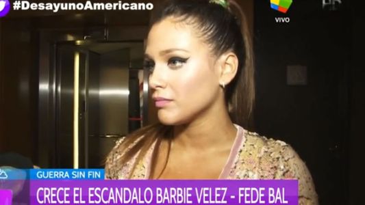 Barbie Vélez habló de la catarata de insultos de la abuela de Federico Bal