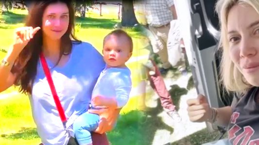 Wanda y Zaira Nara: Tristeza y llanto en la despedida